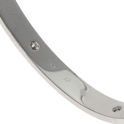 CARTIER LOVE Bracelets Half Diamond with Driver # 17 Bracelet K18 White Gold Ladies [Used]