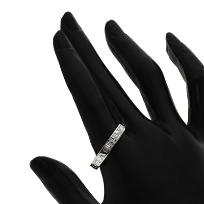 BVLGARI Double logo 1P Diamond Ring K18 White Gold unisex [Used]