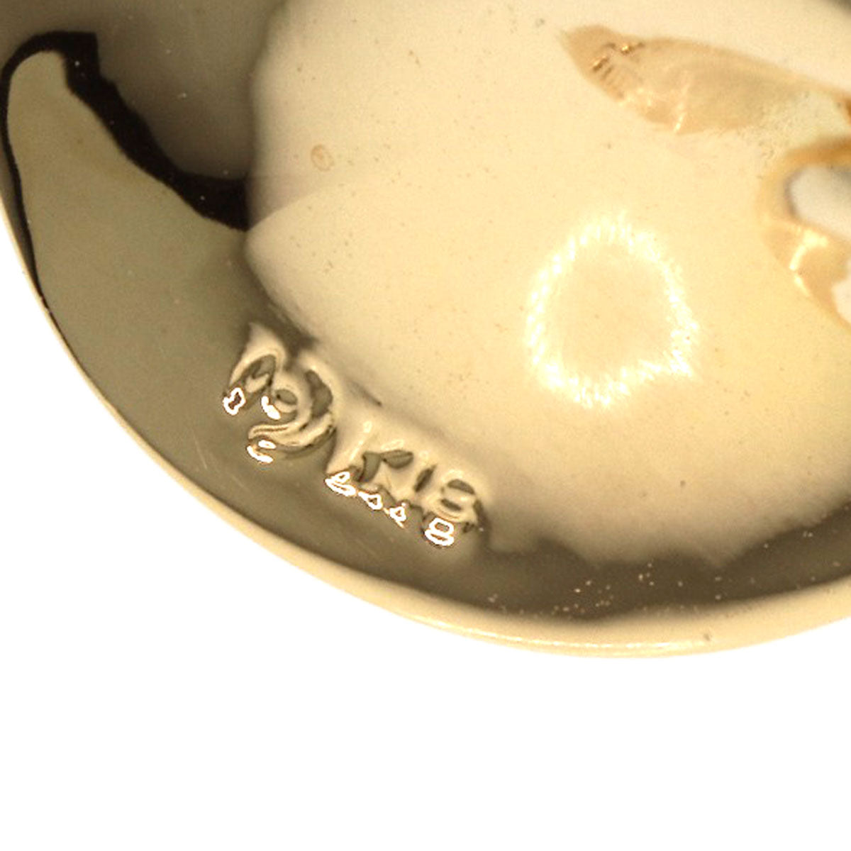 TASAKI Pearl Pearl Horn Pendant top K18 Yellow Gold Ladies [Used]