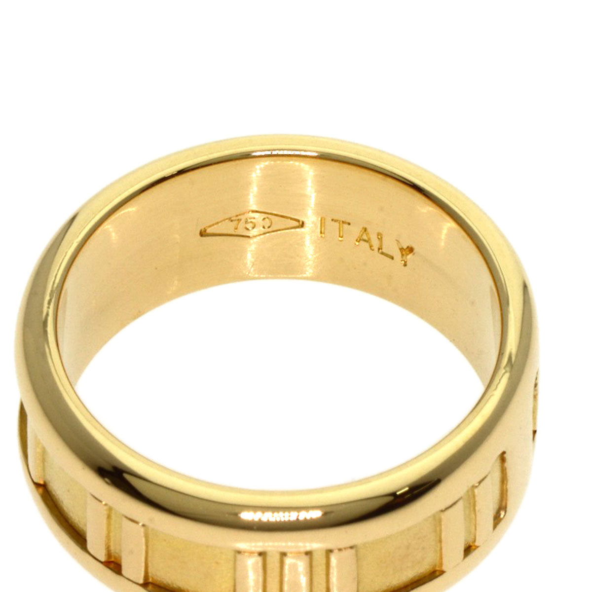TIFFANY&Co. Atlas Ring K18 Yellow Gold Ladies [Used]