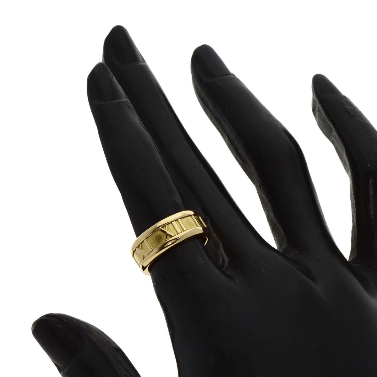 TIFFANY&Co. Atlas Ring K18 Yellow Gold Ladies [Used]