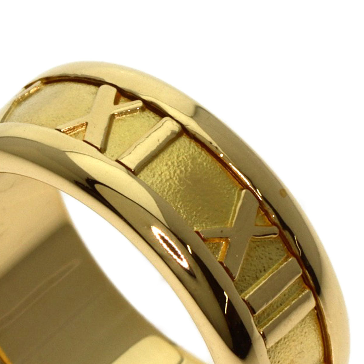 TIFFANY&Co. Atlas Ring K18 Yellow Gold Ladies [Used]