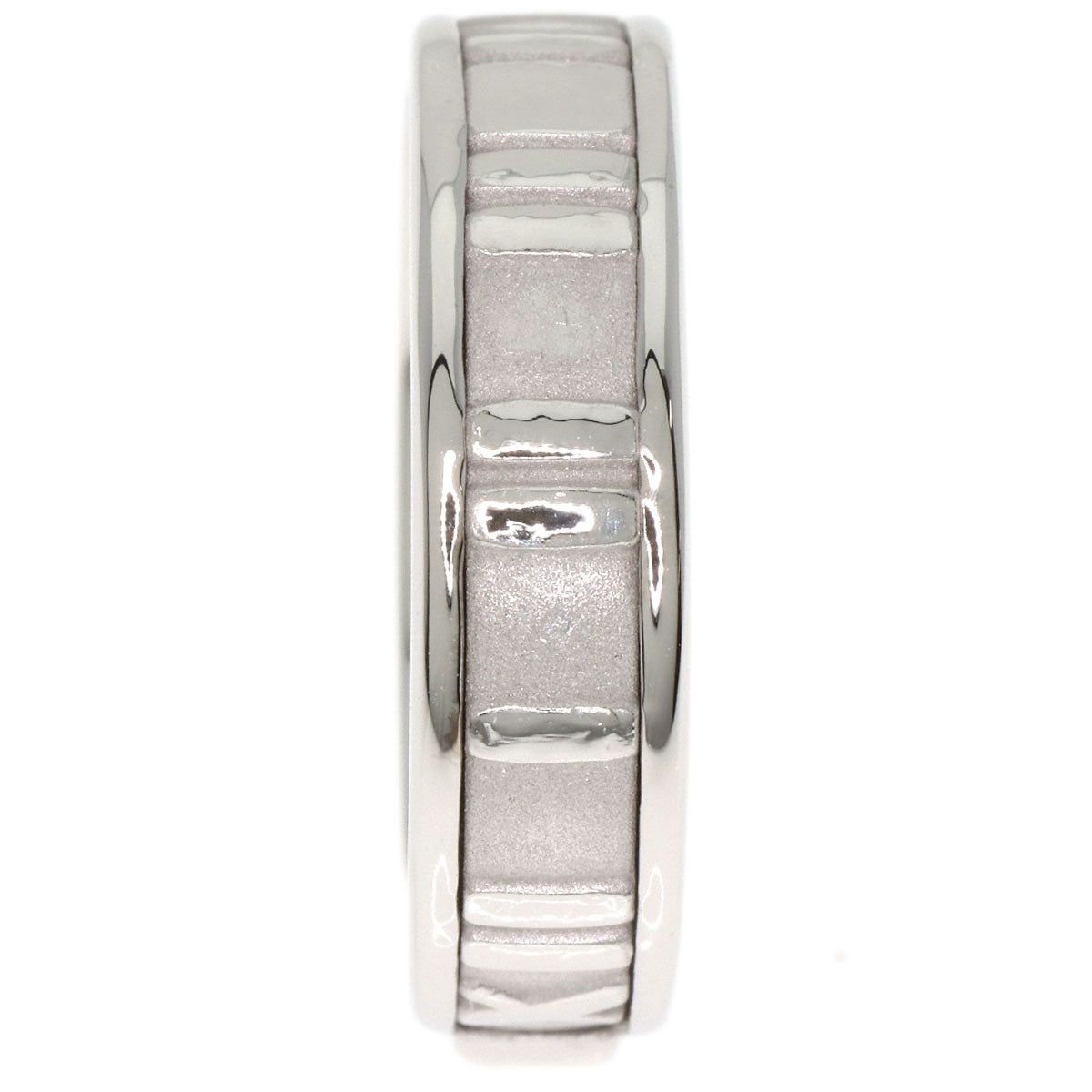 TIFFANY&Co. Atlas 3P Diamond Ring K18 White Gold Ladies [Used]