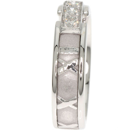 TIFFANY&Co. Atlas 3P Diamond Ring K18 White Gold Ladies [Used]