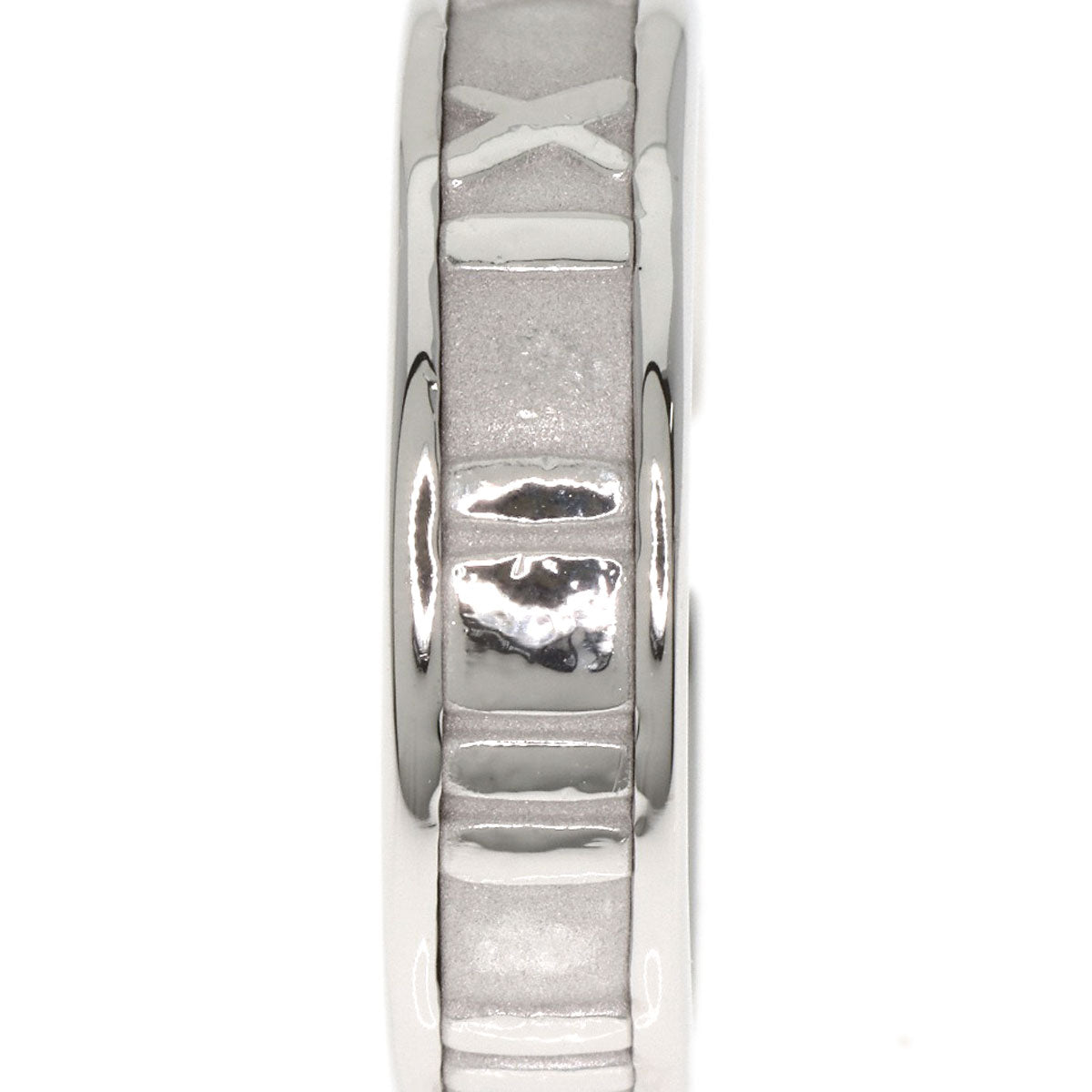 TIFFANY&Co. Atlas 3P Diamond Ring K18 White Gold Ladies [Used]
