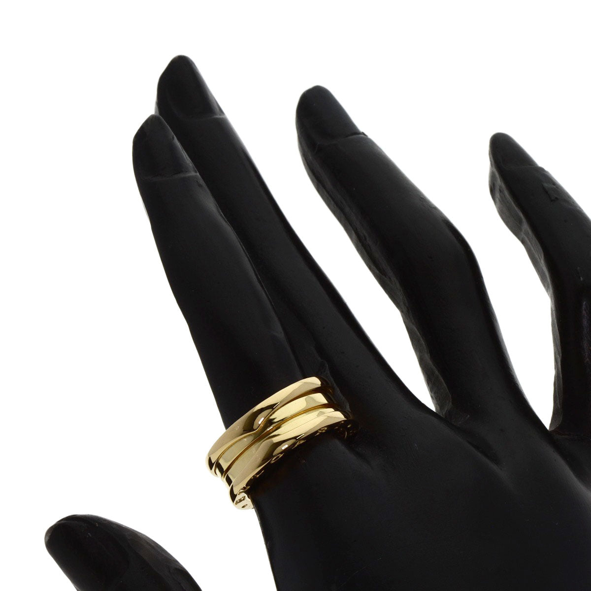 BVLGARI   B.zero1 2 band #53 Ring  K18 Yellow Gold Ladies [Used]