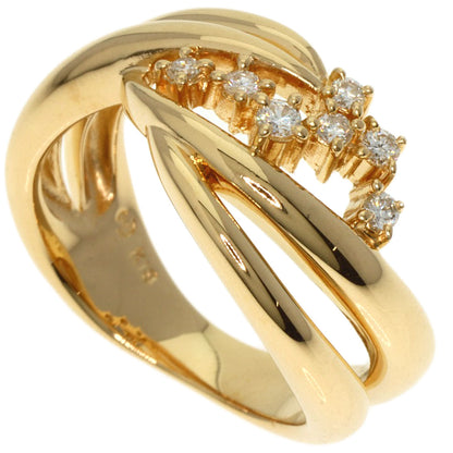 TASAKI Diamond Ring K18 Yellow Gold Ladies [Used]
