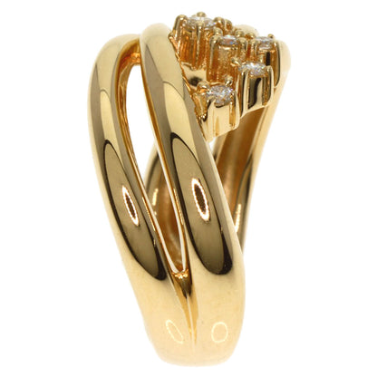 TASAKI Diamond Ring K18 Yellow Gold Ladies [Used]