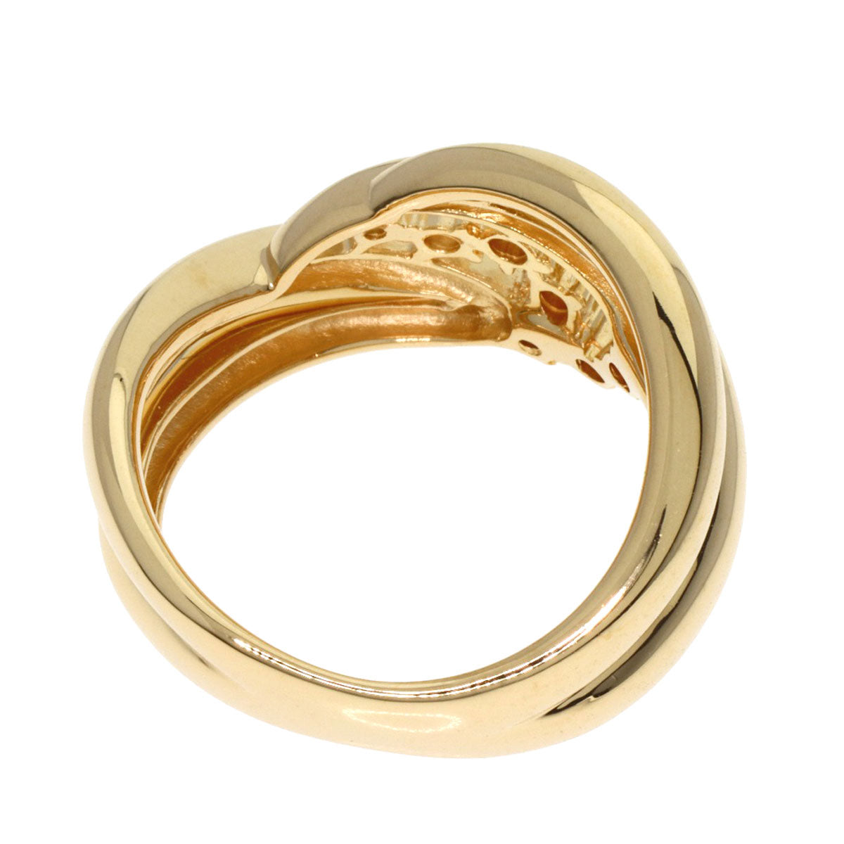 TASAKI Diamond Ring K18 Yellow Gold Ladies [Used]