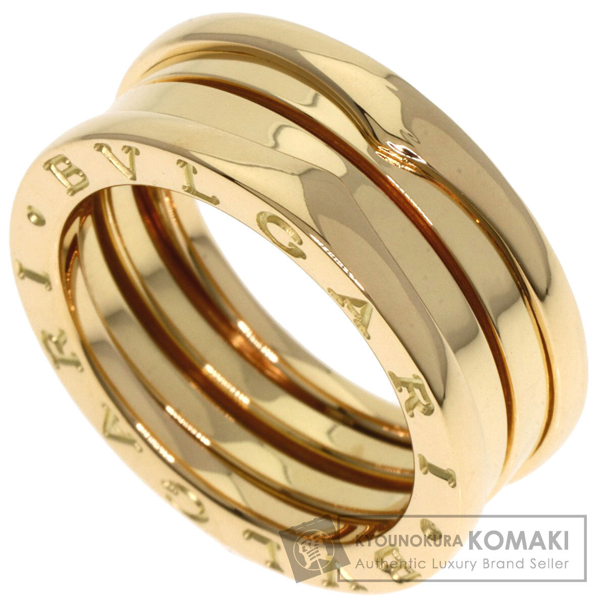 BVLGARI   B.zero1 3 Band #53 Ring  K18 Yellow Gold Ladies [Used]