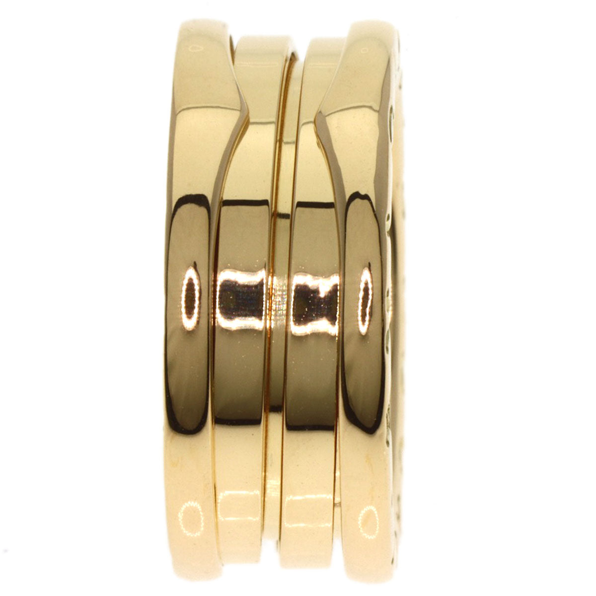 BVLGARI   B.zero1 3 Band #53 Ring  K18 Yellow Gold Ladies [Used]