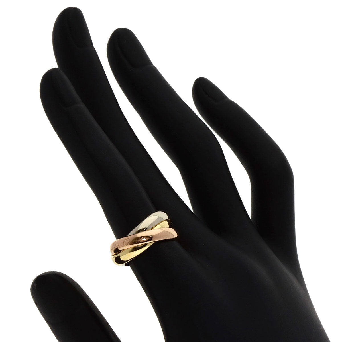 CARTIER Trinity #49 Ring K18 Yellow Gold K18 White GoldLadies [Used]