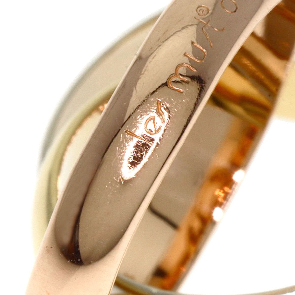 CARTIER Trinity #49 Ring K18 Yellow Gold K18 White GoldLadies [Used]