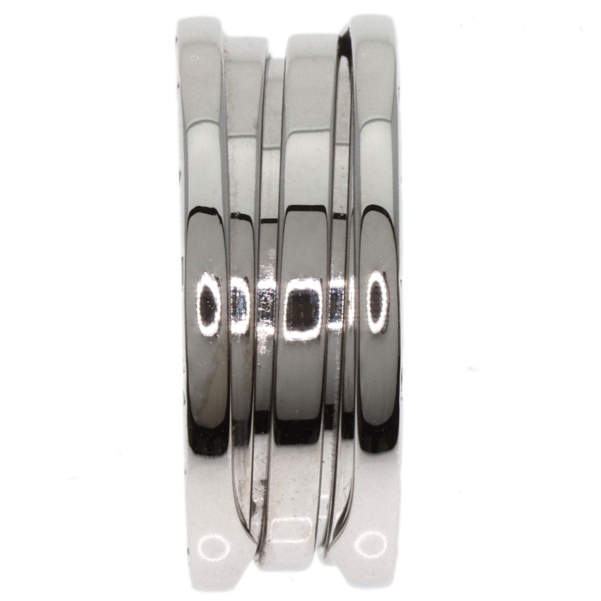 BVLGARI   B.zero1 #57 Ring  K18 White Gold Ladies [Used]