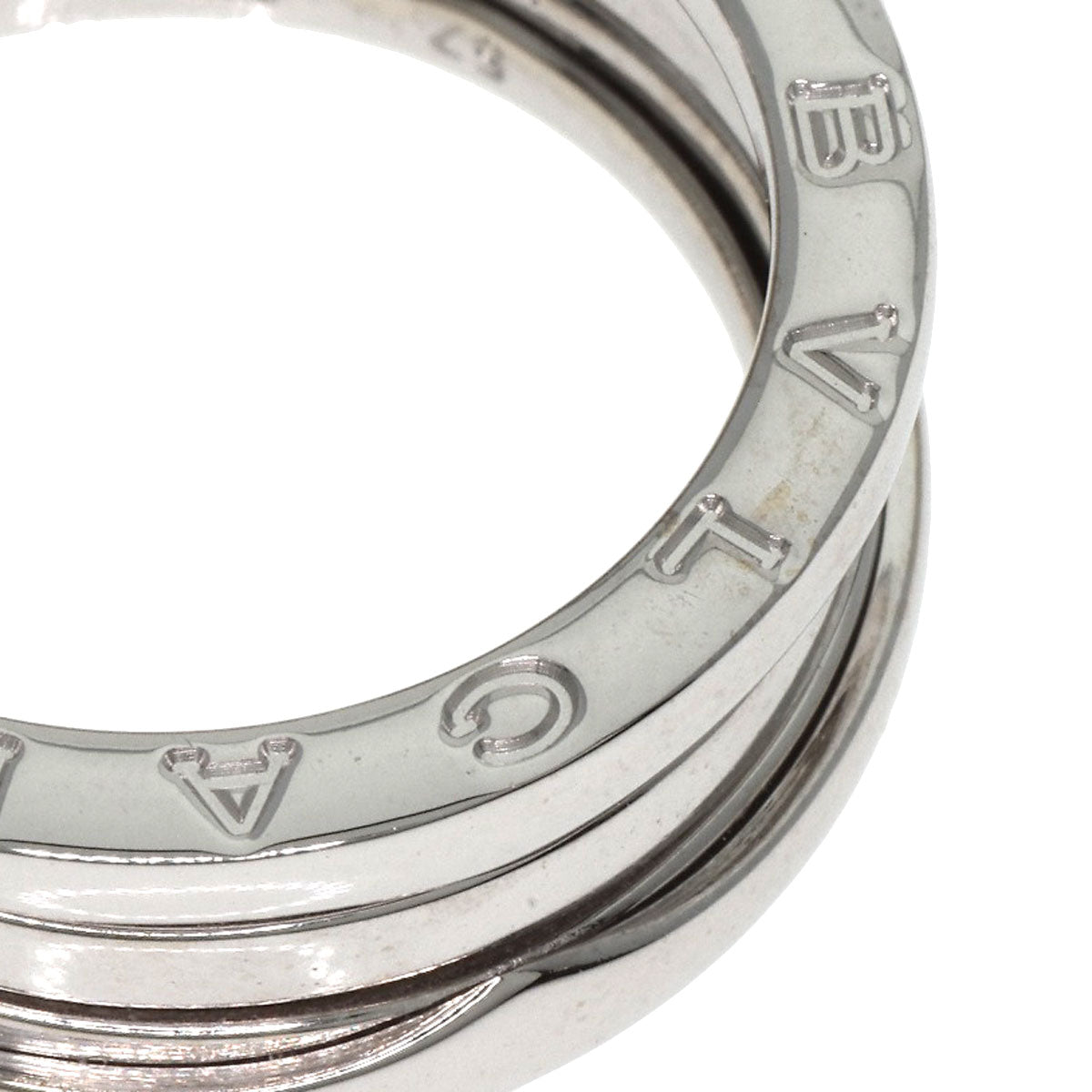 BVLGARI   B.zero1 #57 Ring  K18 White Gold Ladies [Used]