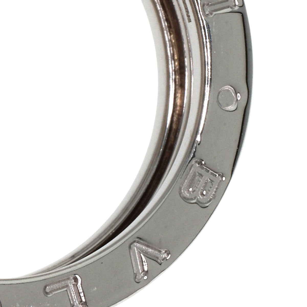 BVLGARI   B.zero1 #57 Ring  K18 White Gold Ladies [Used]