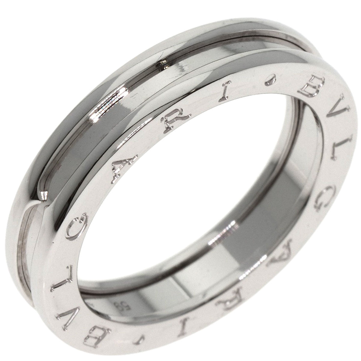 BVLGARI B.zero1 1 band #59 Ring K18 White Gold Ladies [Used]