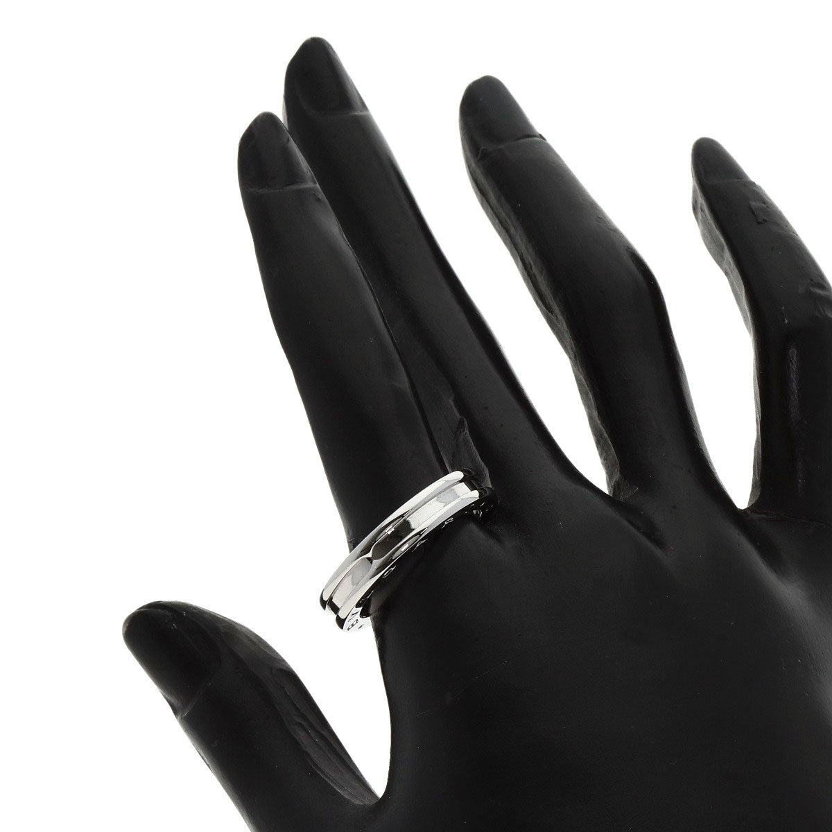 BVLGARI B.zero1 1 band #59 Ring K18 White Gold Ladies [Used]