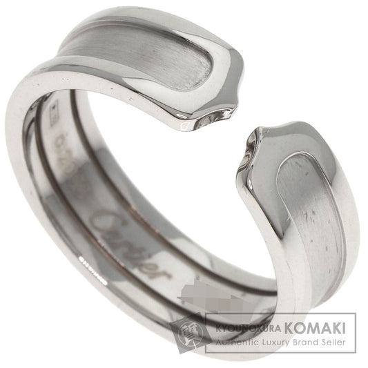 CARTIER C2 SM #59 Ring K18 White Gold Ladies [Used]