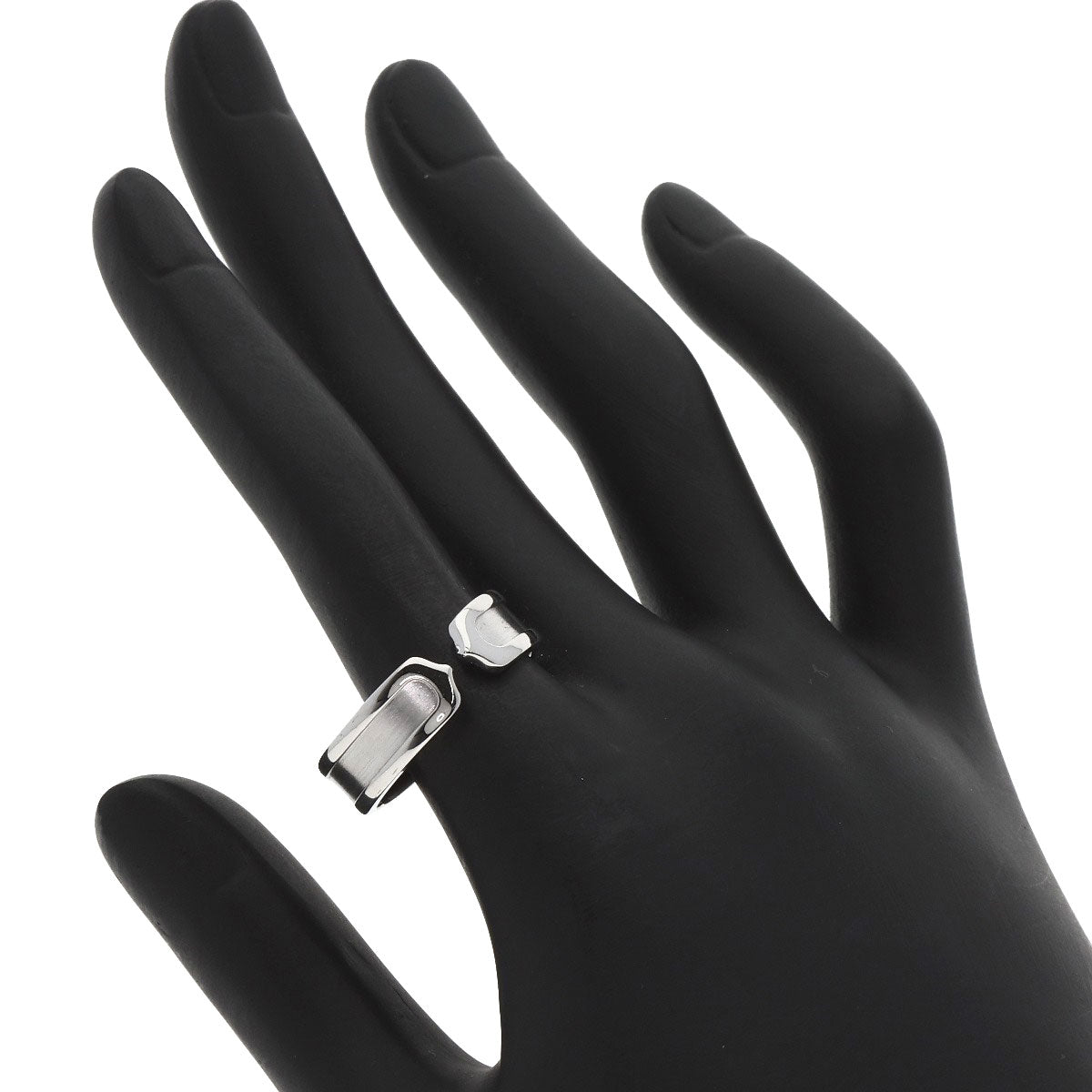 CARTIER C2 SM #59 Ring K18 White Gold Ladies [Used]