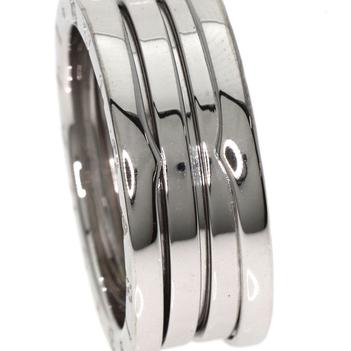 BVLGARI B.zero1 3-band #61 Ring K18 White Gold unisex [Used]
