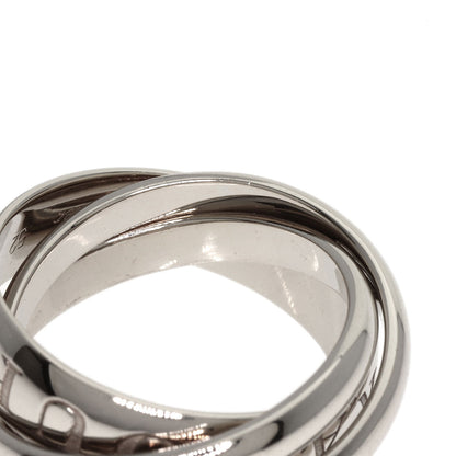 CARTIER Trinity 1998 Christmas Limited #52 Ring K18 White Gold Ladies [Used]