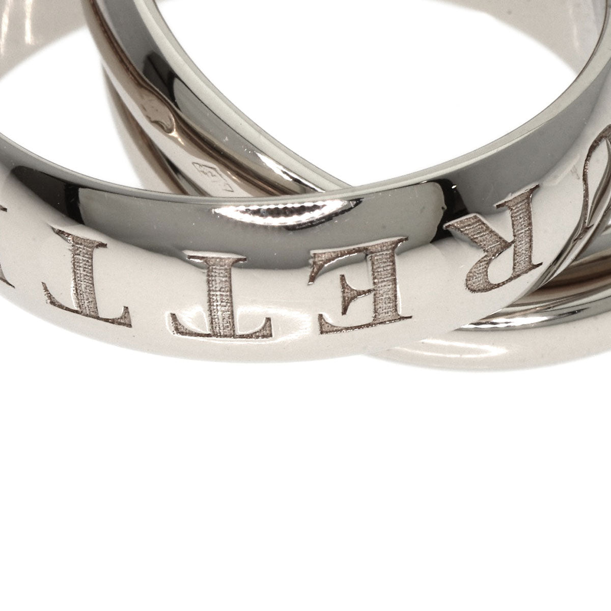 CARTIER Trinity 1998 Christmas Limited #52 Ring K18 White Gold Ladies [Used]