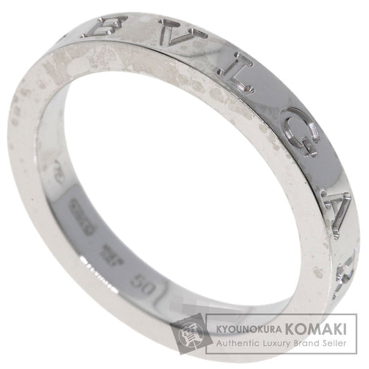 BVLGARI Double Logo #50 Ring Platinum PT950 Ladies [Used]