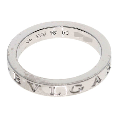 BVLGARI Double Logo #50 Ring Platinum PT950 Ladies [Used]