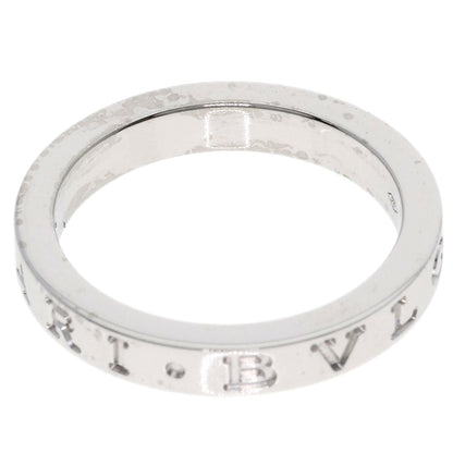 BVLGARI Double Logo #50 Ring Platinum PT950 Ladies [Used]