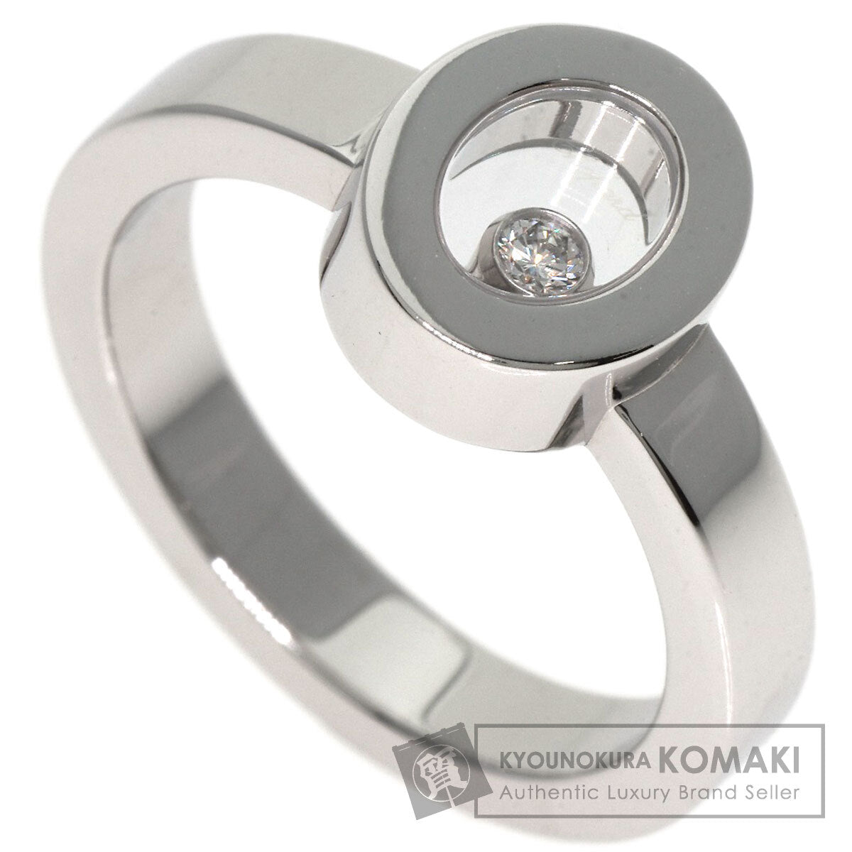Chopard Happy diamond Ring K18 White Gold Ladies [Used]