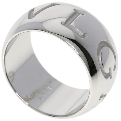 BVLGARI Monologo #54 Ring K18 White Gold Ladies [Used]