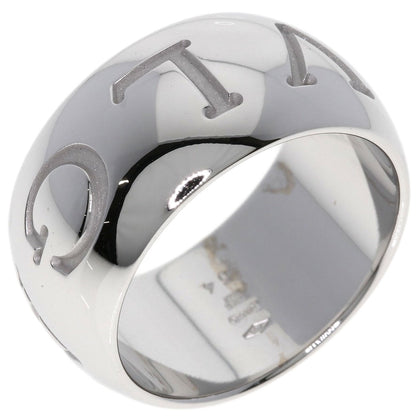 BVLGARI Monologo #54 Ring K18 White Gold Ladies [Used]