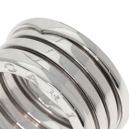 BVLGARI B.zero1 4 Band #56 Ring K18 White Gold Ladies [Used]