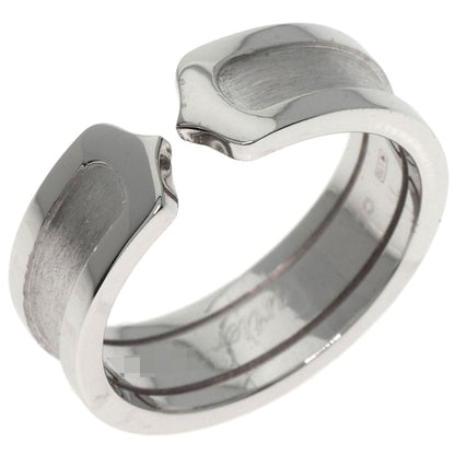 CARTIER C2 Ring SM #55 Ring K18 White Gold Ladies [Used]
