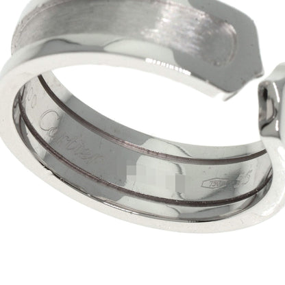 CARTIER C2 Ring SM #55 Ring K18 White Gold Ladies [Used]