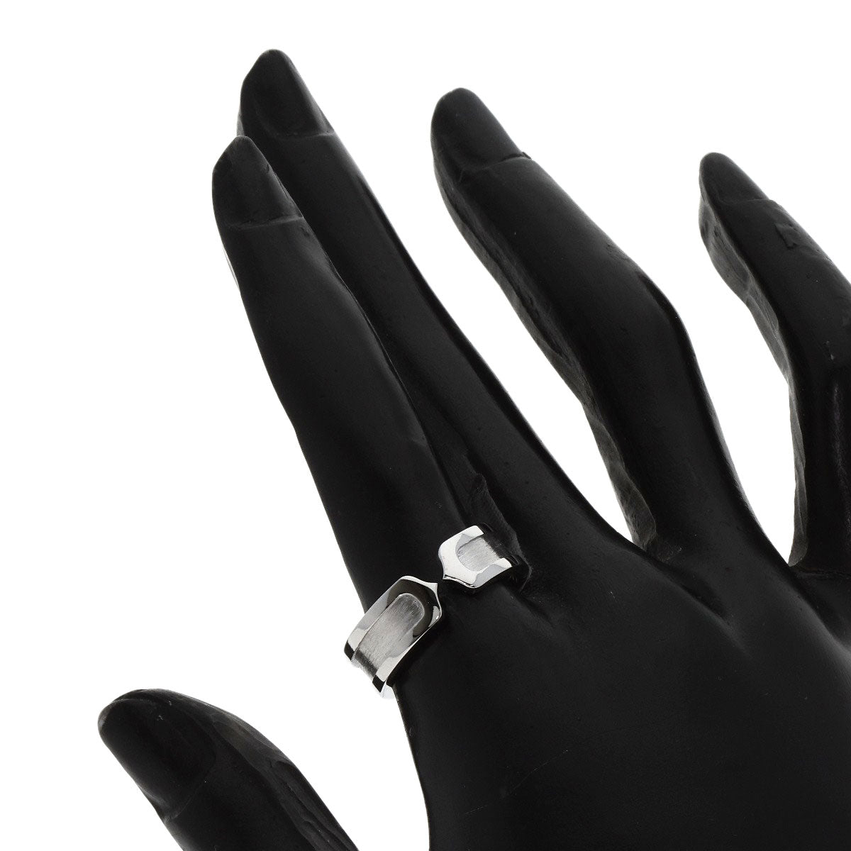 CARTIER C2 Ring SM #55 Ring K18 White Gold Ladies [Used]