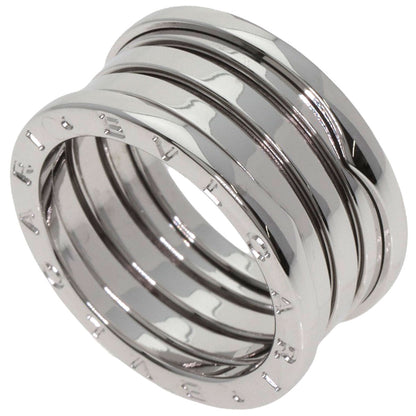 BVLGARI B.zero1 4 band #58 Ring K18 White Gold Ladies [Used]
