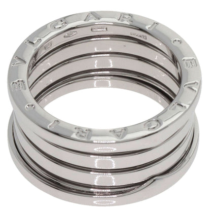 BVLGARI B.zero1 4 band #58 Ring K18 White Gold Ladies [Used]