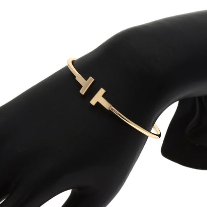 TIFFANY&Co. TWire Bracelet K18 Pink Gold Ladies [Used]
