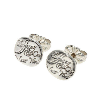 TIFFANY&Co. Notes round earring Silver Ladies [Used]