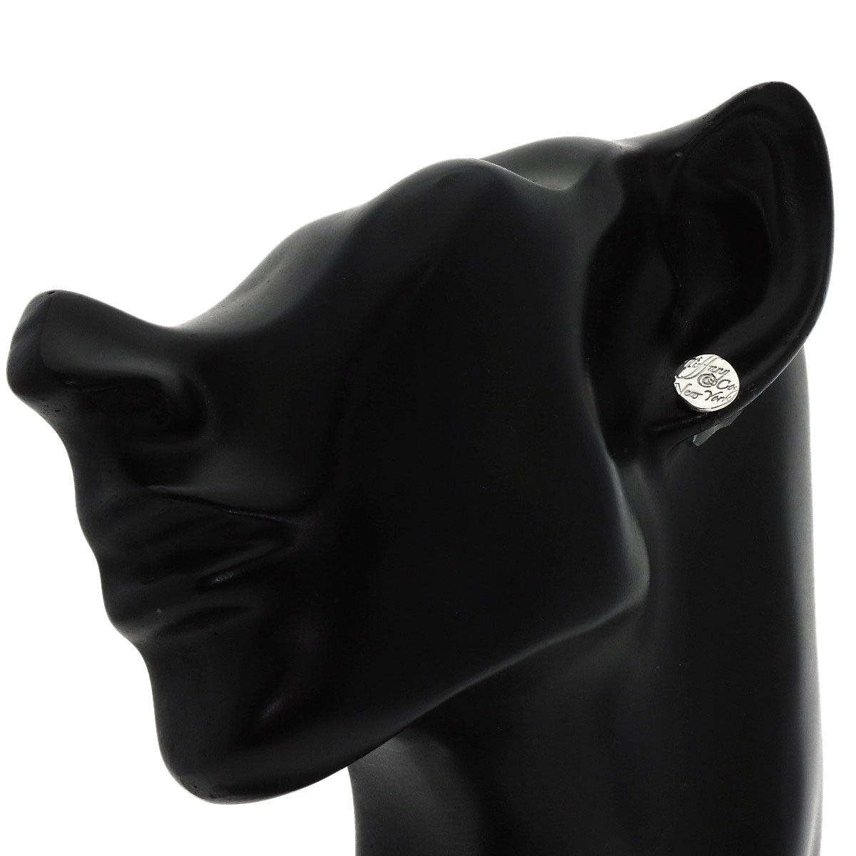 TIFFANY&Co. Notes round earring Silver Ladies [Used]