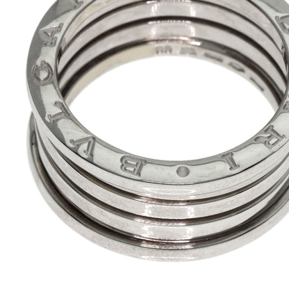 BVLGARI B.zero1 4 band #60 Ring K18 White Gold Ladies [Used]