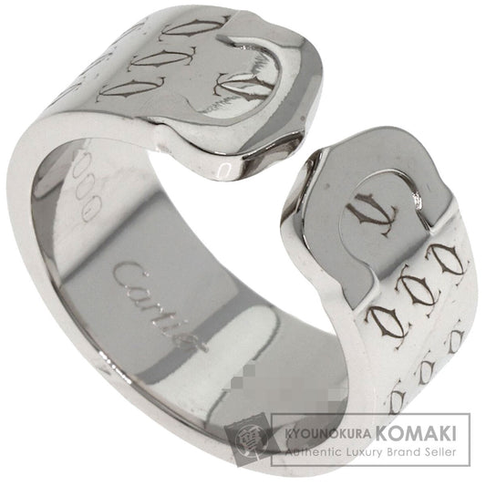 CARTIER C2 Ring 2000 Christmas Limited Edition #53 Ring K18 White Gold Ladies [Used]