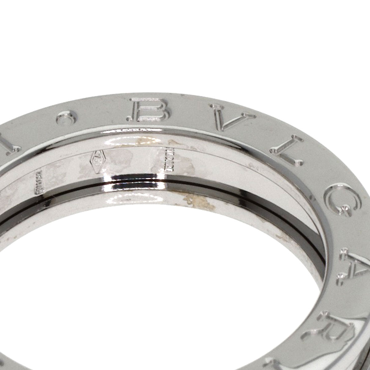 BVLGARI B.zero1 1 band XS #52 Ring K18 White Gold Ladies [Used]