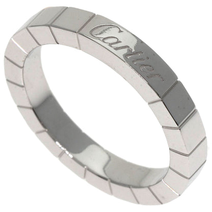 CARTIER Laniere # 51 Ring K18 White Gold Ladies [Used]
