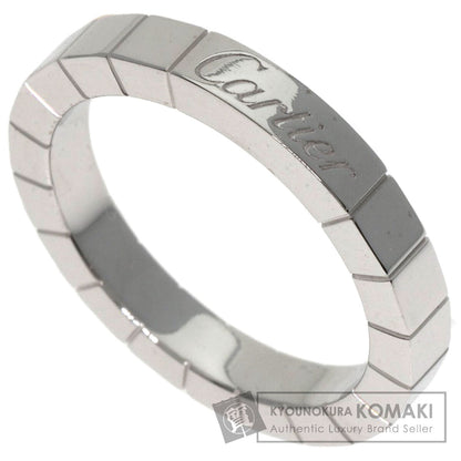 CARTIER Laniere # 51 Ring K18 White Gold Ladies [Used]