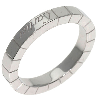 CARTIER Laniere # 51 Ring K18 White Gold Ladies [Used]