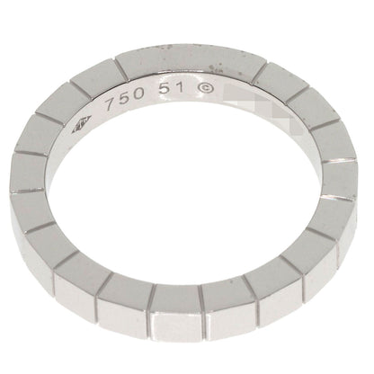 CARTIER Laniere # 51 Ring K18 White Gold Ladies [Used]