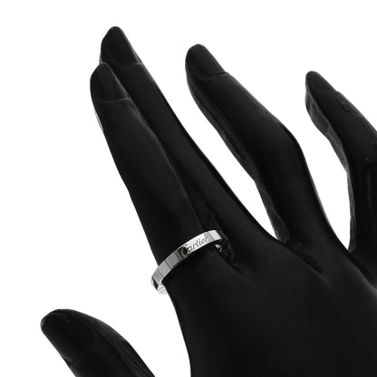 CARTIER Laniere # 51 Ring K18 White Gold Ladies [Used]